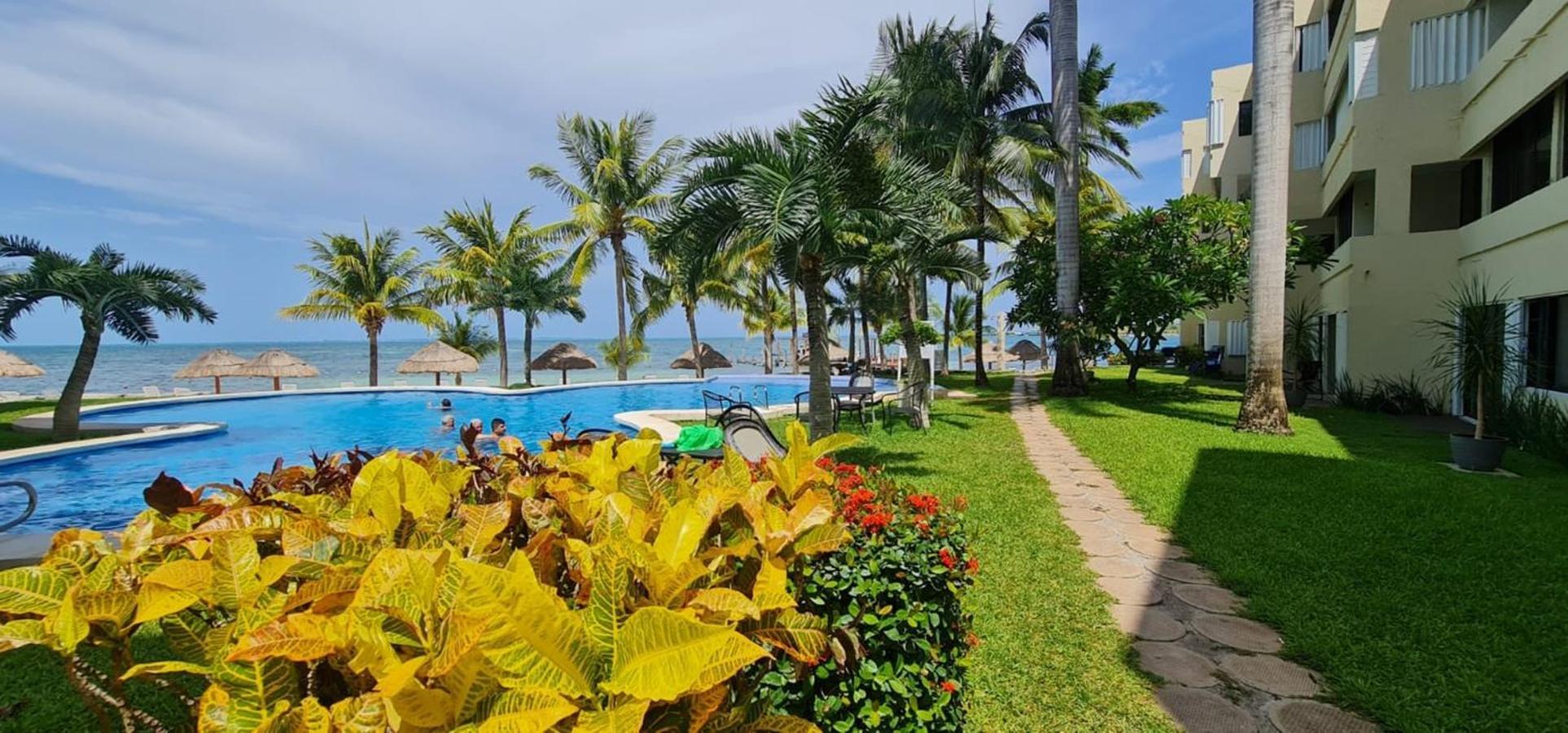 Oceanfront Condo At Unique Location 칸쿤 외부 사진